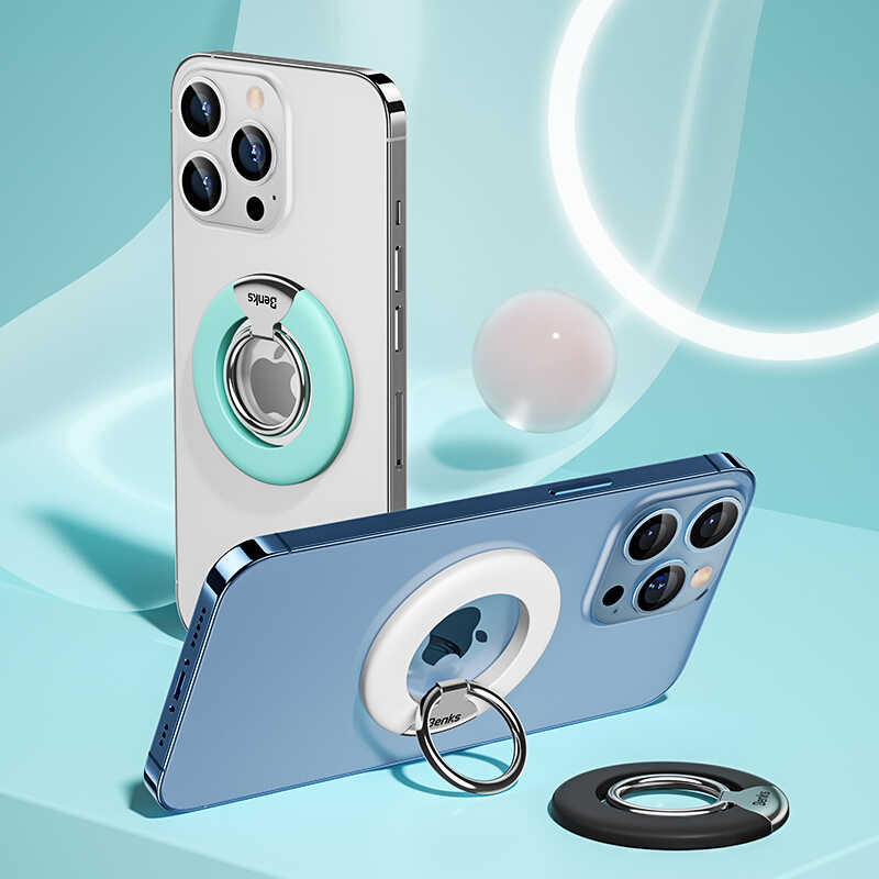 Benks L42 Magnetik Telefon Yüzük Tutucu Aparat - 12 Benks L42 Magnetik Telefon Yüzük Tutucu Aparat - 12